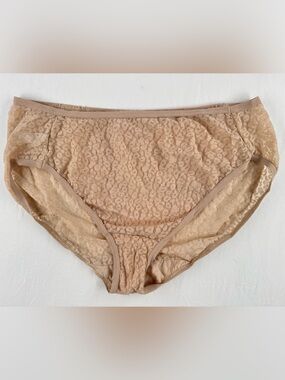 Fruit of the Loom Women's Lace Bikini Panties - Nude